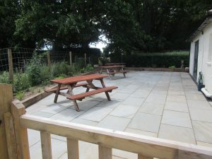 Patio outside Orchard Room